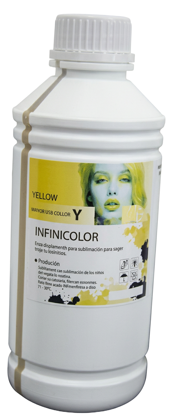 Tinta para sublimación color amarillo al por mayor en Bogotá para publicidad BTL - VENDEX