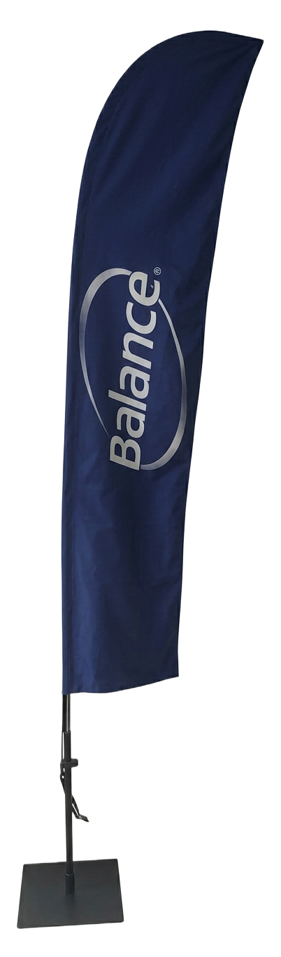 Bandera forma recta talla L al por mayor en Bogotá para publicidad BTL - VENDEX
