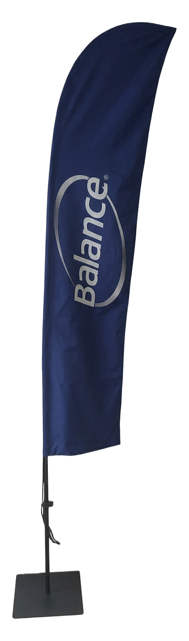 Bandera forma recta talla M al por mayor en Bogotá para publicidad BTL - VENDEX