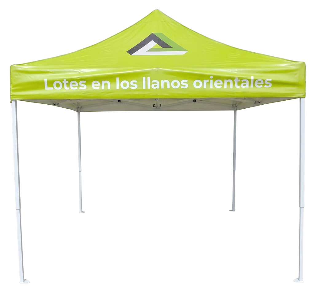 Carpa plegable 3 × 3 m en lona PVC al por mayor en Bogotá para publicidad BTL - VENDEX